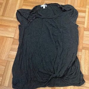 Nine Britton short sleeve grey shirt Size M